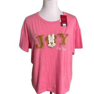 Old Navy Pink Disney Joyful Graphic T Shirt